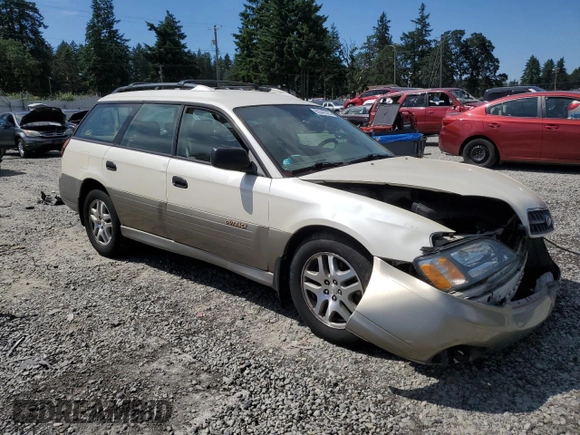2003 Subaru Legacy Outback with VIN 4S3BH675737609362, listed as a Copart auction lot 60042525 with 211,461 mi miles and Salvage title. Bid and sale history available at DreamBid. Image 4.