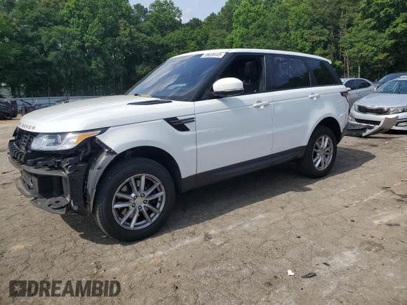 2016 Land Rover Range Rover Sport SE with VIN SALWG2PF0GA117795, listed as a Copart auction lot 59638445 with 90,445 mi miles and Salvage title. Bid and sale history available at DreamBid. Image 1.