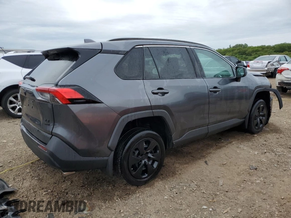 2021 Toyota RAV4 LE with VIN 2T3F1RFV6MC164399, listed as a Copart auction lot 56422785 with 72,027 mi miles and Salvage title. Bid and sale history available at DreamBid. Image 3.