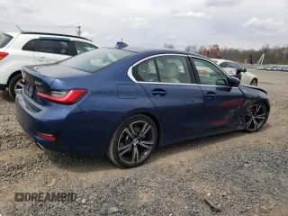 2021 BMW 3 Series 330i xDrive with VIN 3MW5R7J03M8B90260, listed as a Copart auction lot 52482935 with 31,373 mi miles and Salvage Title. Bid and sale history available at DreamBid. Image 3.