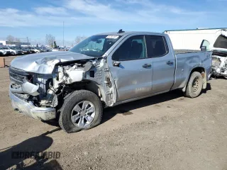 2022 Chevrolet Silverado 1500 Work Truck with VIN 1GCRDAED9NZ521332, listed as a Copart auction lot 54784165 with 108,955 mi miles and Salvage Title. Bid and sale history available at DreamBid. Image 1.