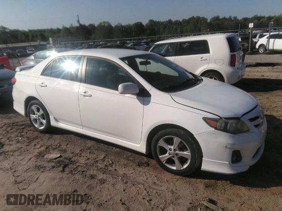 2011 Toyota Corolla L with VIN 2T1BU4EE3BC614784, listed as a IAAI auction lot 42024386 with 210,901 mi miles. Bid and sale history available at carsss.com. Image 1.