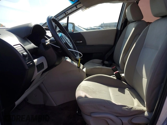 2010 Mazda 5 Sport with VIN JM1CR2WL3A0362695, listed as a Copart auction lot 54591605 with 188,534 mi miles and Salvage title. Bid and sale history available at DreamBid. Image 7.