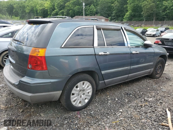2005 Chrysler Pacifica z VIN 2C8GM48L75R453259, wystawiony jako Copart lot #57234075 z przebiegiem 158 034 mil mil oraz Szkoda całkowita • Salvage title. Historia ofert i sprzedaży dostępna na DreamBid. Obrazek 3.