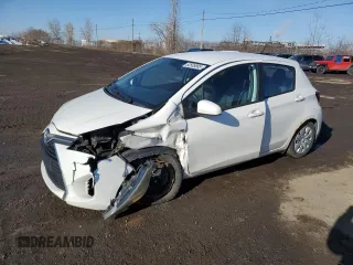 2015 Toyota Yaris L z VIN VNKKTUD36FA043747, wystawiony jako Copart lot #52505885 z przebiegiem 262 298 mil mil oraz Szkoda całkowita • Salvage title. Historia ofert i sprzedaży dostępna na DreamBid. Obrazek 1.