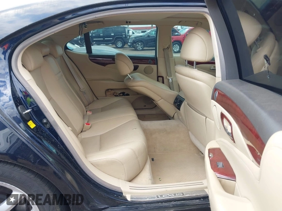 2007 Lexus LS 460 L with VIN JTHGL46F075012993, listed as a IAAI auction lot 42182467 with 115,180 mi miles and . Bid and sale history available at DreamBid. Image 8.