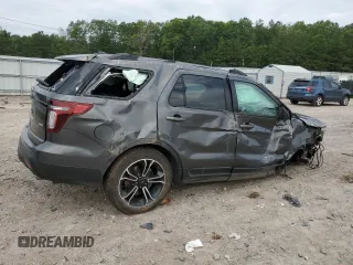 2015 Ford Explorer Sport z VIN 1FM5K8GTXFGC46452, wystawiony jako Copart lot #60426205 z przebiegiem 94 385 mil mil oraz Szkoda całkowita • Salvage title. Historia ofert i sprzedaży dostępna na DreamBid. Obrazek 3.