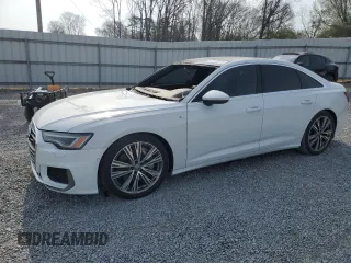 2019 Audi A6 Premium Plus with VIN WAUL2BF22KN095028, listed as a Copart auction lot 48983225 with 42,472 mi miles and Salvage Title. Bid and sale history available at carsss.com. Image 1.
