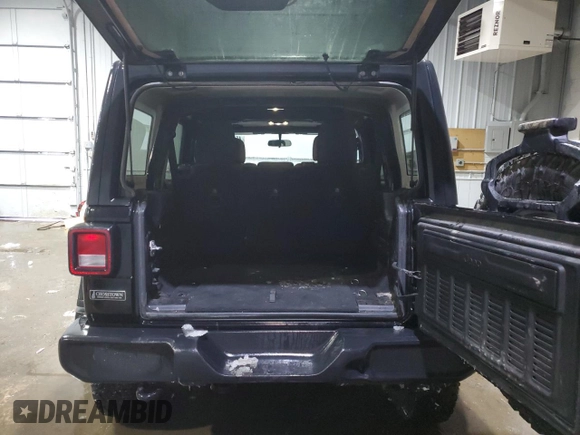 2019 Jeep Wrangler Unlimited Sport Altitude with VIN 1C4HJXDG7KW511592, listed as a Copart auction lot 45100125 with 53,669 mi miles and Salvage title. Bid and sale history available at DreamBid. Image 6.