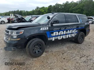 2020 Chevrolet Tahoe Commercial with VIN 1GNLCDEC6LR234133, listed as a Copart auction lot 54155715 with Not provided miles and Salvage title. Bid and sale history available at DreamBid. Image 1.