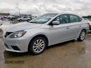 2019 Nissan Sentra SV with VIN 3N1AB7AP0KL613084, listed as a Copart auction lot 55514075 with 115,051 mi miles and Salvage Title. Bid and sale history available at DreamBid. Image 1.