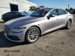 2024 Genesis G80 2.5T z VIN KMTGB4SC3RU225348, wystawiony jako Copart lot #86922404 z przebiegiem 15 752 mil mil oraz Szkody całkowita. Historia ofert i sprzedaży dostępna na DreamBid. Obrazek 1.
