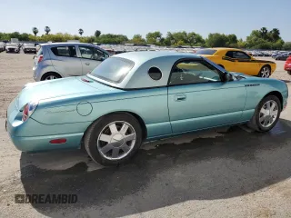 2002 Ford Thunderbird Hardtop Premium z VIN 1FAHP60A92Y127222, wystawiony jako Copart lot #52820035 z przebiegiem 112 941 mil mil oraz Czysty tytuł • Clean title. Historia ofert i sprzedaży dostępna na DreamBid. Obrazek 3.