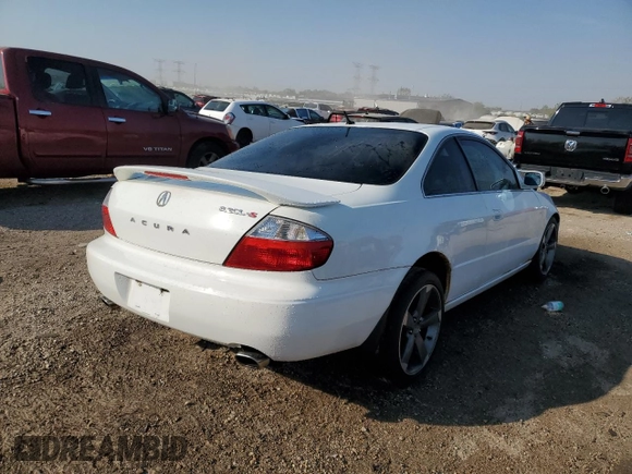 2003 Acura CL Type S w/Navigation System with VIN 19UYA42773A003303, listed as a Copart auction lot 74977494 with 406,909 mi miles and Salvage Title. Bid and sale history available at carsss.com. Image 3.