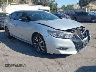 2017 Nissan Maxima Platinum with VIN 1N4AA6AP2HC414204, listed as a IAAI auction lot 42394624 with 80,486 mi miles and . Bid and sale history available at DreamBid. Image 1.