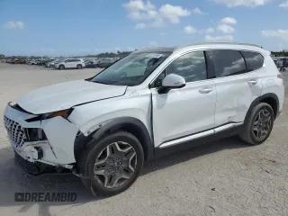 2022 Hyundai Santa Fe Limited with VIN 5NMS44AL2NH455808, listed as a Copart auction lot 45237285 with 51,255 mi miles and Salvage Title. Bid and sale history available at carsss.com. Image 1.