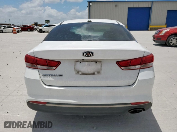 2016 Kia Optima LX with VIN 5XXGT4L38GG028737, listed as a Copart auction lot 60567755 with 124,478 mi miles and Clean title. Bid and sale history available at DreamBid. Image 6.