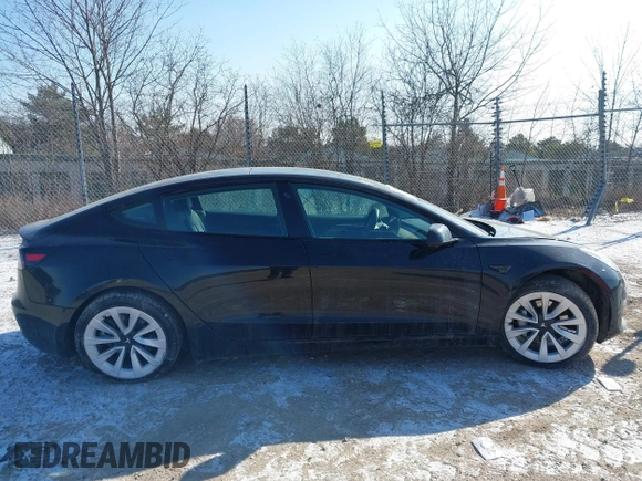 2022 Tesla Model 3 with VIN 5YJ3E1EA1NF304811, listed as a IAAI auction lot 41559342 with 29,597 mi miles and . Bid and sale history available at DreamBid. Image 12.
