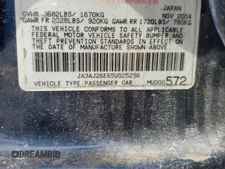 2005 Mitsubishi Lancer ES with VIN JA3AJ26E65U025256, listed as a Copart auction lot 45463085 with 194,144 mi miles and Salvage Title. Bid and sale history available at carsss.com. Image 12.