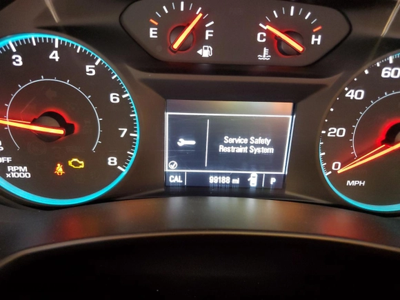 2018 Chevrolet Equinox LT with VIN 3GNAXKEX8JS510843, listed as a Copart auction lot 53746805 with 99,188 mi miles and Salvage Title. Bid and sale history available at carsss.com. Image 9.