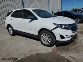 2018 Chevrolet Equinox LS with VIN 2GNAXHEV1J6266212, listed as a Copart auction lot 53127215 with 93,867 mi miles and Salvage Title. Bid and sale history available at carsss.com. Image 4.
