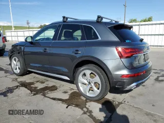 2023 Audi Q5 S line Premium Plus with VIN WA1EAAFY4P2152670, listed as a Copart auction lot 55598575 with 11,003 mi miles and Salvage title. Bid and sale history available at DreamBid. Image 2.
