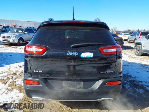 2017 Jeep Cherokee Limited with VIN 1C4PJMDS2HW636670, listed as a IAAI auction lot 41334870 with 122,973 mi miles. Bid and sale history available at carsss.com. Image 16.