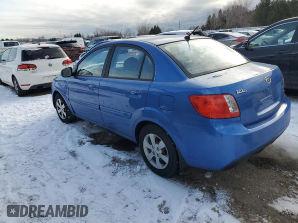 2011 Kia Rio with VIN KNADH4B37B6917894, listed as a Copart auction lot 88465075 with 229,688 mi miles and Clean Title. Bid and sale history available at DreamBid. Image 2.