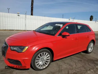 2016 Audi A3 e-tron Premium Plus with VIN WAUTPBFF8GA092797, listed as a Copart auction lot 79507394 with 112,503 mi miles and Salvage Title. Bid and sale history available at DreamBid. Image 1.