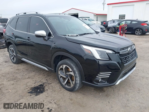 2023 Subaru Forester Touring with VIN JF2SKARC8PH401718, listed as a IAAI auction lot 41751552 with 16,014 mi miles. Bid and sale history available at carsss.com. Image 1.