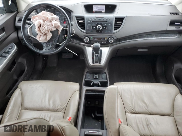 2012 Honda CR-V EX-L with VIN 5J6RM4H78CL051182, listed as a Copart auction lot 56138355 with 126,129 mi miles and Salvage title. Bid and sale history available at DreamBid. Image 8.
