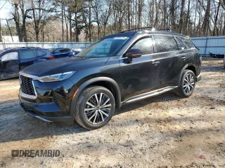 2024 Infiniti QX60 Autograph with VIN 5N1DL1HU6RC344915, listed as a Copart auction lot 48544125 with 7,927 mi miles and Salvage title. Bid and sale history available at DreamBid. Image 1.