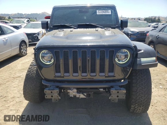 2020 Jeep Wrangler Unlimited Rubicon с VIN 1C4HJXFN3LW350249, выставлен на аукционе Copart как лот 60696895 с пробегом 56 577 миль миль и Списание • Salvage title. История ставок и продаж доступна на DreamBid. Изображение 5.