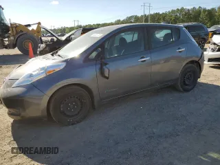 2016 Nissan LEAF S with VIN 1N4AZ0CP4GC301954, listed as a Copart auction lot 52888445 with 85,070 mi miles and Salvage title. Bid and sale history available at DreamBid. Image 1.