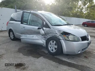 2004 Nissan Quest SE with VIN 5N1BV28U04N337785, listed as a Copart auction lot 71444524 with 0 mi miles and Salvage Title. Bid and sale history available at carsss.com. Image 4.