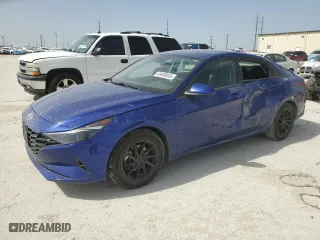 2021 Hyundai Elantra SEL with VIN 5NPLM4AG0MH032699, listed as a Copart auction lot 48400045 with 49,216 mi miles and Salvage Title. Bid and sale history available at carsss.com. Image 1.