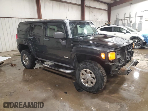 2006 Hummer H3 with VIN 5GTDN136368195362, listed as a Copart auction lot 42820955 with 256,656 mi miles and Salvage Title. Bid and sale history available at DreamBid. Image 4.