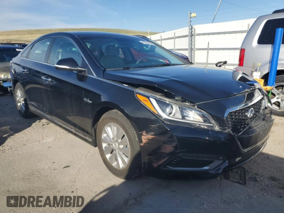 2016 Hyundai Sonata Hybrid SE with VIN KMHE24L12GA036428, listed as a Copart auction lot 48933603 with 58,947 mi miles. Bid and sale history available at carsss.com. Image 4.