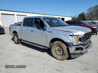 2018 Ford F-150 XL with VIN 1FTEW1EP7JFD23671, listed as a Copart auction lot 46871975 with 188,448 mi miles and Salvage Title. Bid and sale history available at carsss.com. Image 4.