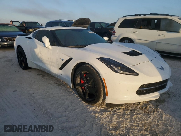 2015 Chevrolet Corvette 2LT with VIN 1G1YC2D75F5118031, listed as a Copart auction lot 76791894 with 0 mi miles and Salvage Title. Bid and sale history available at carsss.com. Image 4.