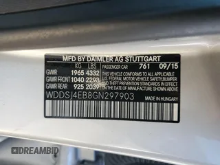 2016 Mercedes-Benz CLA 250 z VIN WDDSJ4EB8GN297903, wystawiony jako Copart lot #55643665 z przebiegiem 175 295 mil mil oraz Szkoda całkowita • Salvage title. Historia ofert i sprzedaży dostępna na DreamBid. Obrazek 12.