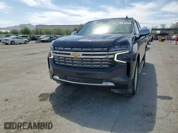 2023 Chevrolet Suburban Premier with VIN 1GNSCFKD3PR476310, listed as a Copart auction lot 53097665 with 38,392 mi miles and Salvage title. Bid and sale history available at DreamBid. Image 12.