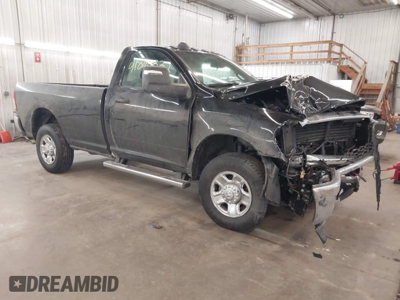 2024 Ram 2500 Tradesman with VIN 3C6MR5AJ8RG298602, listed as a IAAI auction lot 41840332 with 4,049 mi miles and . Bid and sale history available at DreamBid. Image 1.