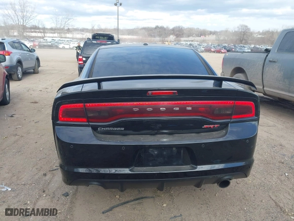 2012 Dodge Charger SRT8 with VIN 2C3CDXEJ4CH169812, listed as a IAAI auction lot 41780652 with 172,728 mi miles. Bid and sale history available at carsss.com. Image 16.