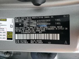 2021 Lexus RX with VIN 2T2HZMAA5MC211306, listed as a Copart auction lot 52620255 with 35,265 mi miles and Salvage Title. Bid and sale history available at carsss.com. Image 15.