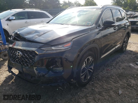 2019 Hyundai Santa Fe Limited with VIN 5NMS53AA9KH118084, listed as a Copart auction lot 55463582 with 65,418 mi miles. Bid and sale history available at carsss.com. Image 2.