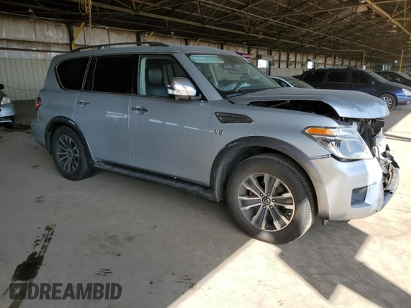 2020 Nissan Armada SL with VIN JN8AY2ND7L9108785, listed as a Copart auction lot 51190205 with 0 mi miles and Clean Title. Bid and sale history available at carsss.com. Image 4.
