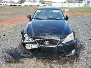 2006 Lexus IS 350 with VIN JTHBE262X62002770, listed as a Copart auction lot 50224325 with 270,328 mi miles and Salvage Title. Bid and sale history available at DreamBid. Image 5.