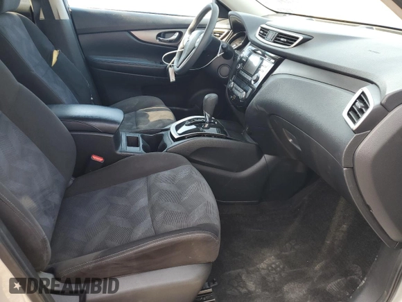 2015 Nissan Rogue SV with VIN KNMAT2MVXFP568267, listed as a Copart auction lot 52093325 with 85,243 mi miles and Salvage Title. Bid and sale history available at DreamBid. Image 7.