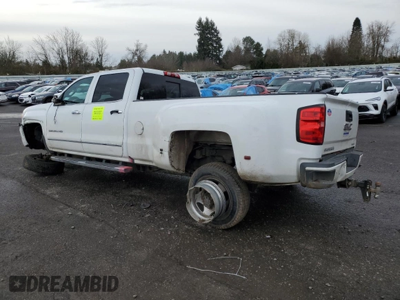 2018 GMC Sierra 3500HD Denali z VIN 1GT42YEY2JF254218, wystawiony jako Copart lot #85935094 z przebiegiem 157 907 mil mil oraz Szkody całkowita. Historia ofert i sprzedaży dostępna na DreamBid. Obrazek 2.